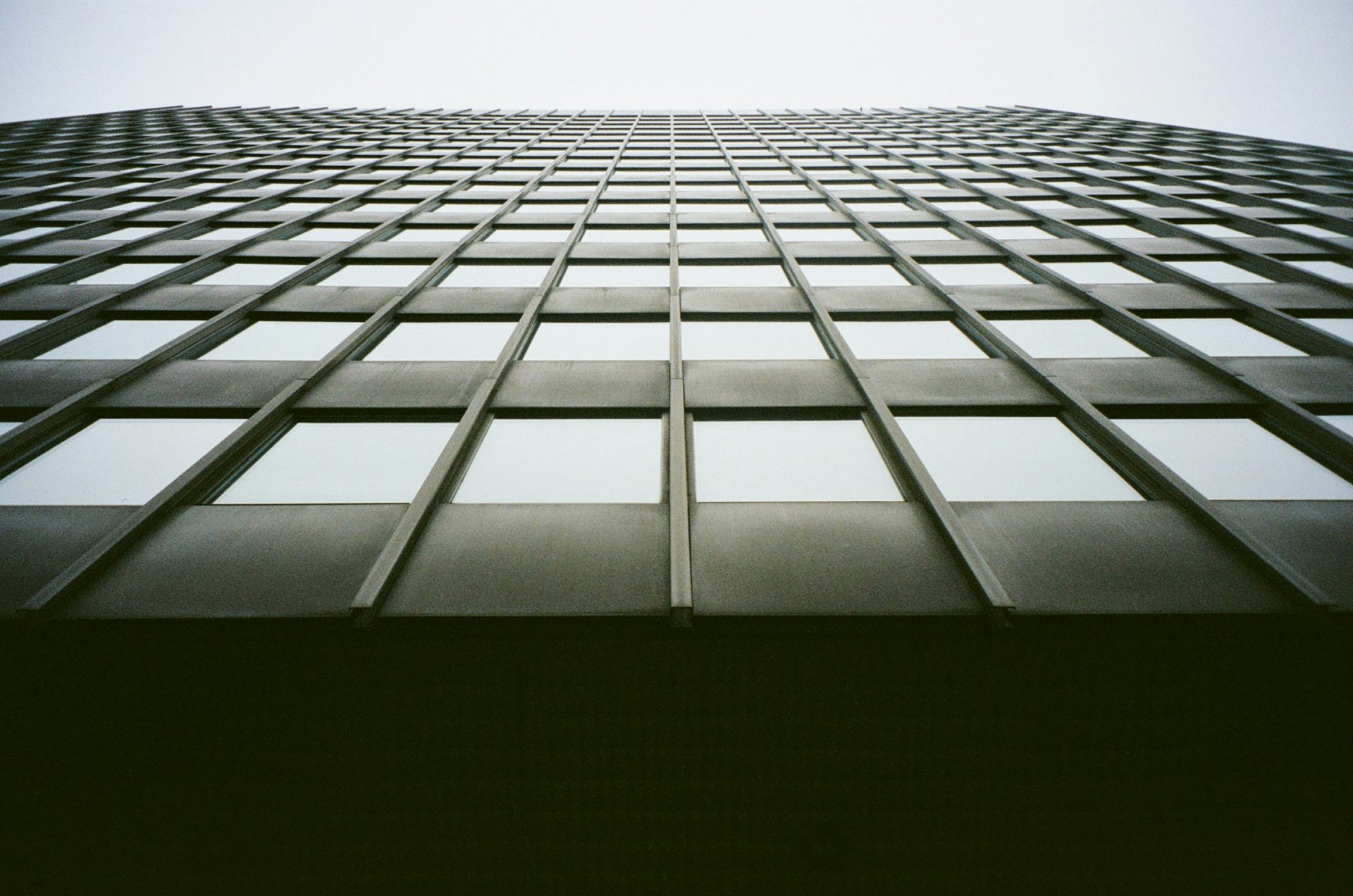 a very tall building with lots of windows